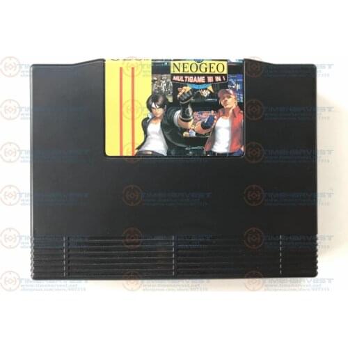 Free Shipping Super Neo Geo 161 in 1 Cartridge NEOGEO Multi Games 161 in 1 AES Version Arcade Game Card for AES Family Console