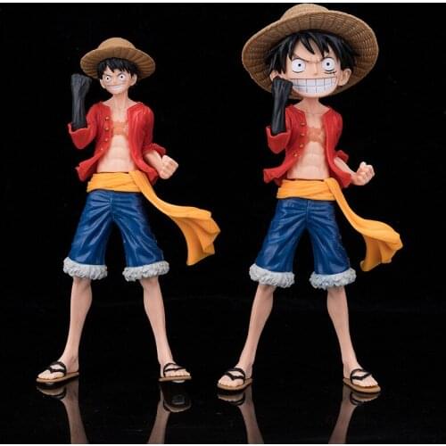 ONE PIECE Monkey D. Luffy Cute Domineering Smiley Action Figure Ornament Model Toys