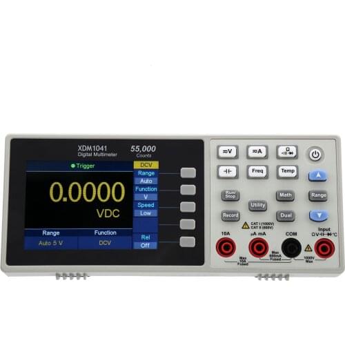 XDM1041 3.7"LCD Mini Desktop Digital Multimeter TrueRMS Temperature Tester Meter