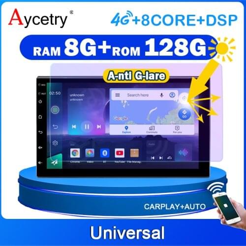 DSP IPS Universal car radio Android 10 GPS Autoradio audio for Nissan Honda VW Hyundai TOYOTA KIA no 2din 2 din dvd auto stereo