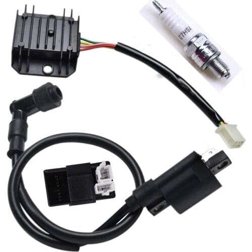 IGNITION COIL CDI BOX REGULATOR GY6 50/125/150/250cc Moped ATV QUAD SCOOTER BIKE