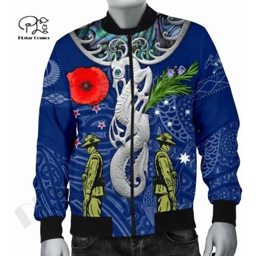 Men/Women Winter Maori Tribal Aotearoa Tattoo 3DPrint Autumn Zipper Flight Jacket Casual Unisex Harajuku Coat Streetwear E-2