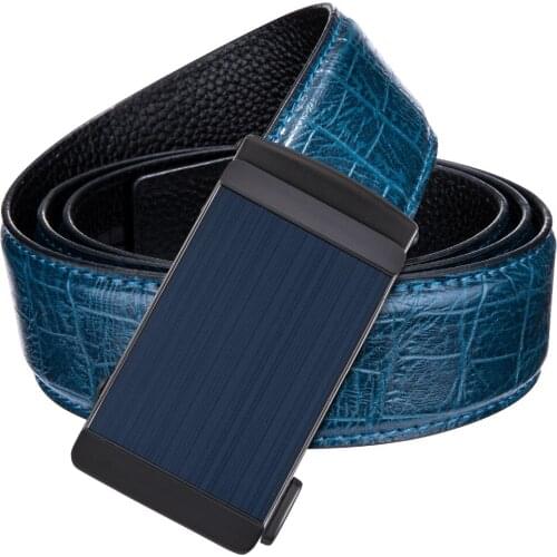 Barry.Wang Luxury Designer Car Brand Fashion Buckle Leather Belts for Men 110-150cm Alloy Automatic Cowhide Leather Strap Belt