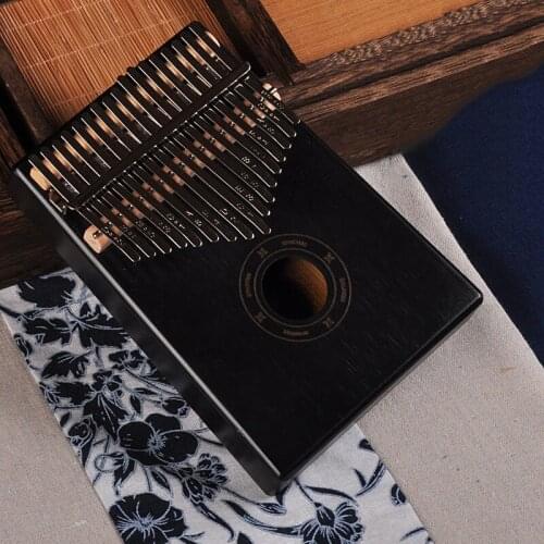 Kalimba 17 Key Finger Piano Mbira Thumb Piano Pine Wood Body with Tuning Hammer and Carry Bag Musical Instrument Accessories