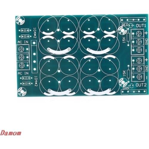 Rectifier Filter Power Supply Board Dual Power Parallel Output PCB Bare Board Xinp