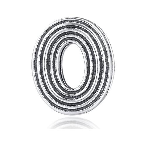 Fits Pandora Reflexions Bracelet Letter O Clip Charms Beads for DIY Making Women Jewelry Party Gift kralen berloques Wholesale