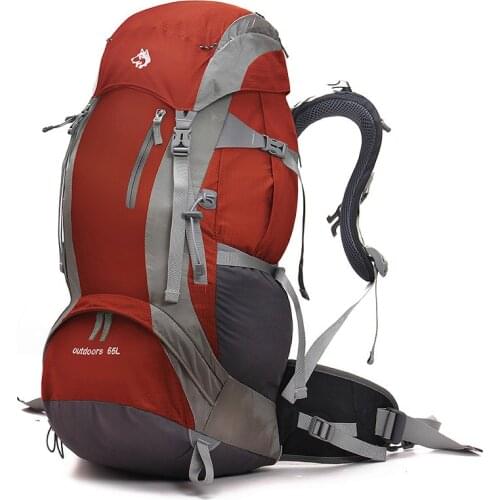 JUNGLE KING 65L Rucksack Hiking Backpack Professional Mountaineering Backpack Waterproof Tear Backpack Multifunctional Camping