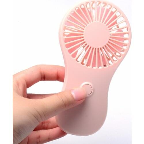 Mini Portable Pocket Handheld Fan Cool Air Hand Held Travel Cooler Cooling Mini Fans Power By 3 x AAA Battery For Office Outdoor