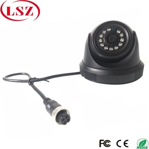 Shockproof and not waterproof AHD coaxial HD 1.3 million pixel conch hemisphere car camera Support 1080P ultra clear monitoring