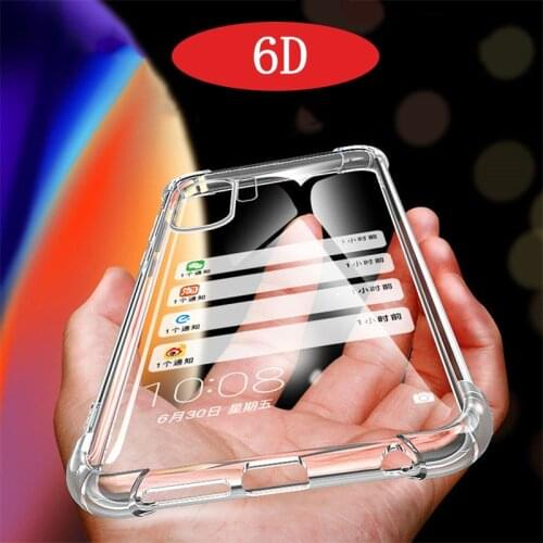 6D Anti-Knock TPU Case for Huawei Nova 7 Pro 6 SE 7i 5Z 5T 5 5i Pro 4 4E 3 3i 3E Mate 40 Pro 30 20 Lite Clear Phone Cover Cases