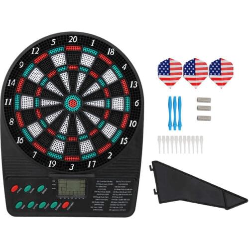 Entertainment Party Bar Games Electronic Dartboard Game Set LCD Display Automatic Scoring Dart Plate Scoring Board