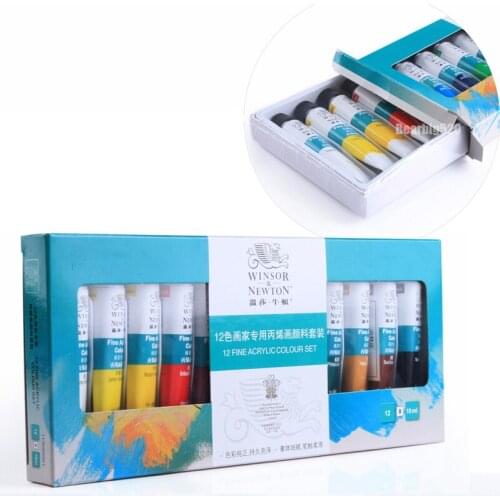 12 Colors Nail Art Tips Paint Tube Pigment Draw Painting Dotting Tool For Acrylic UV Gel