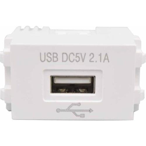 USB Power Module DC5V 2.1A Socket Transformer Mobile Phone Charging Panel Outlet