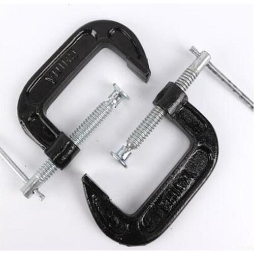 On sale of 1pc 12"or 14" heavy duty G clamp G type steel clip fixture woodworking clamping tools hardware tool clamp