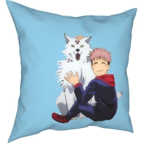 Yuji Itadori pillowcase pillow cover decoration Jujutsu Kaisen Team Anime Manga JJK pillow case cover bedroom space 18
