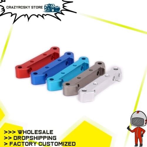 1PC Alloy Front Suspension Arm Mount For Rc Hobby Model Car 1/18 Fs Racing Big Foot Squat Plate Tie Bar Monster Truck 736082