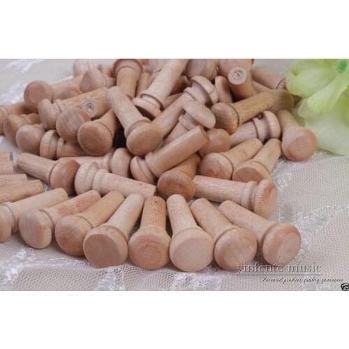 20pcs Excellent 4/4 maple wood violin end pin Violin parts end button #12