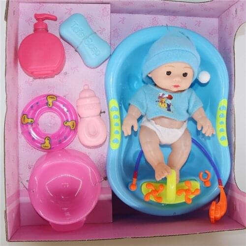 32cm Blinking Feeding Drinking water pee talking girl reborn full vinyl body hot sale silicone dolls newborn babies bebe reborn