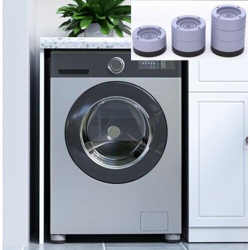 4Pcs Anti Vibration Feet Pads Washing Machine Universal Fixed Non-Slip Pad Anti-Vibration Rubber Mat for Washing Machines Dryers