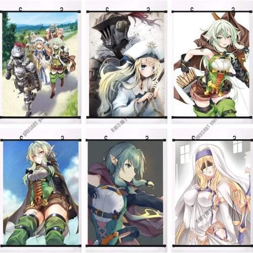 Anime Diamond Painting Cross Stitch Kits Goblin Slayer Sword Maiden High Elf Archer Diamond Embroidery Mosaic Home Decoration