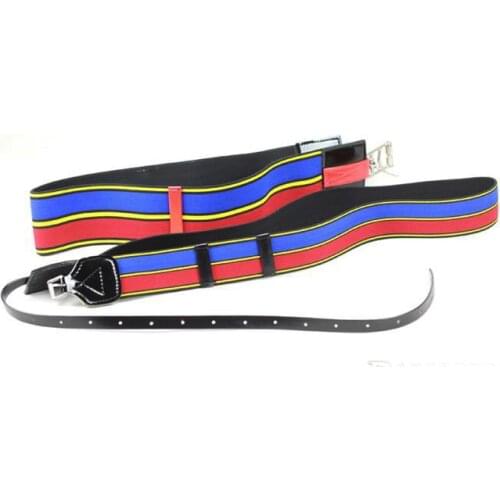 Aoud Saddlery Horse Halter Horse Riding Girth Woven Elastic Horse Racing Girth Dressage Equestrian Stainless Steel Buckle Halter