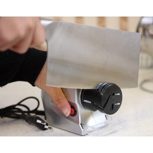 Household Portable Electric Knife Sharpener it can Sharpen kitchen knife & Scissors Kitchen Sharpening Stone with whetstone