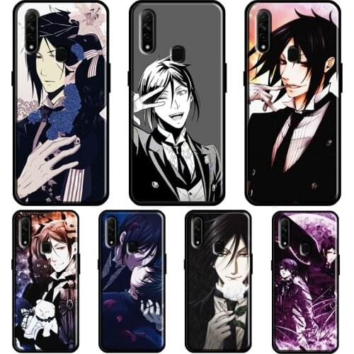 Black Butler Case For OPPO A53 A31 2020 A5 A9 A15 A52 A72 A92 A1K A83 A91 A5S Find X3 Pro Reno 2Z Cover