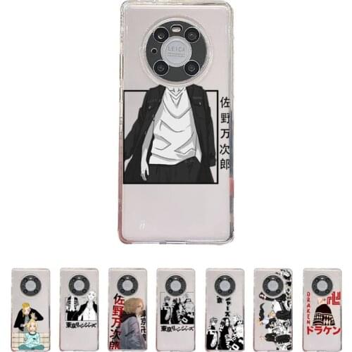 Tokyo Revengers Phone Case Transparent For Huawei enjoy 20 10 9 8 7 S SE E C Z pro plus lite Soft TPU Clear Mobile bags