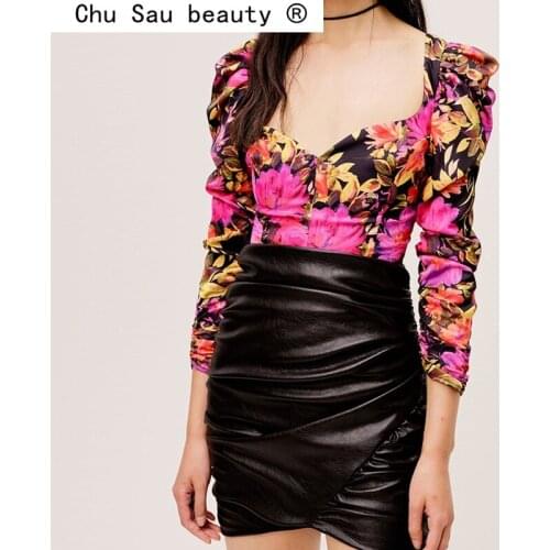 Блузки с принтом Chu Sau beauty China At AliExpress