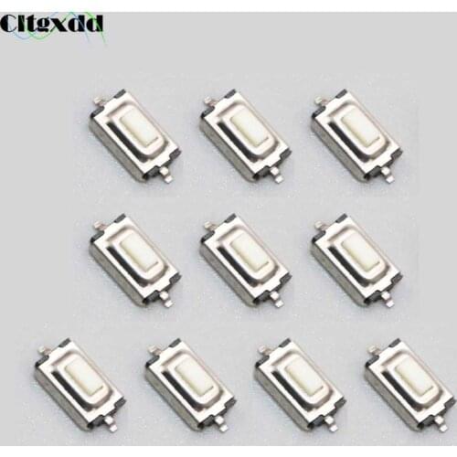 Cltgxdd 10pcs/lot SMT 3x6x2.5MM 2PIN Tactile Tact Push Button Micro Switch G73 Self-Reset Momentary 3*6*2.5