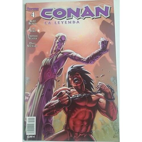 CONAN legend No. 4, ED PLANETA, year 2005, author KURT BUSIEK, COMIC BOOK, 1 SPANISH EDITION