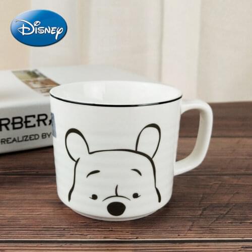 Disney Pooh Bear Ceramic Cup Creative Cup Childrens Cartoon Milk Water Cup Mug Coffee Cup