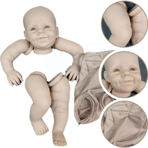 21 Inch Limited Edition Reborn Doll Kit For Soft Vinyl Unassembled Unpainted DIY Rebirth Accessories Baby Blank Reborn Doll B3X1