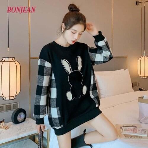 2020 New Korean Loose Harajuku Winter Clothes Women Oversized Hoodies Plus Size Pullover Fashion Clothes Streetwear Vintage