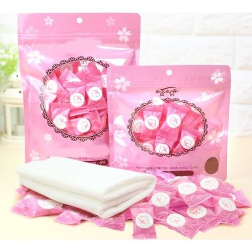 30Pcs Reusable Compressed Towels Camping Disposable Tissue Towel Tablets Napkin