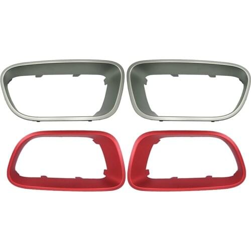 2Pcs Front Left Right Bumper Lower Center Grill Side Grilles Cover Trim for Citroen C5 Aircross 2017-2021