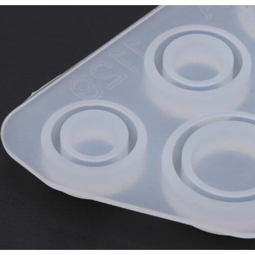 Flat Rings Mold Collection Handmade DIY Making Ring Jewelry Silicone Mold Crystal Epoxy Mould