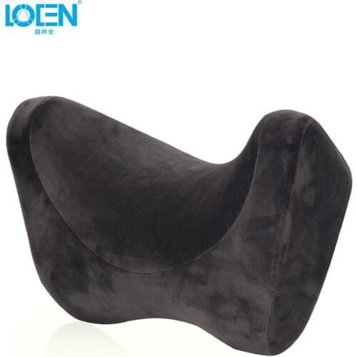 LOEN Plush U shaped Car Neck Pillow Auto Support Memory Foam Headrest Universal Car Seat Back Support For Travel Office Home