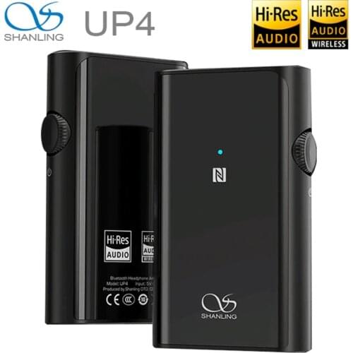 SHANLING UP4 Amplifier Dual ES9218P DAC/AMP Portable HiFi CSR8675 Bluetooth 5.0 Balanced Output Headphone Amplifier
