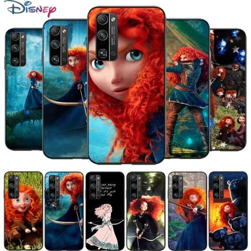 Merida Brave for Huawei Honor V30 20 Pro X10 9S 9A 9C 9X 8X 10 9 Lite 8 7 Pro Silicone Soft Black Phone Case
