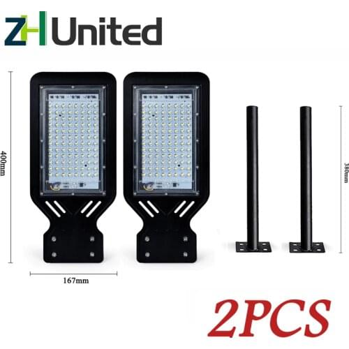 Outdoor Street Light Wall Waterproof IP65 100W Industrial Garden Square Highway thin LED Road lamp modern lighting AC 110V 220V