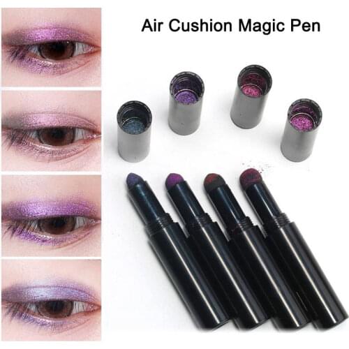 Magic Air Cushion Eyeshadow Pen Beauty Glitter Powder Highlighter Eyeshadow Color Pencil Eyeliner Pen Eye Makeup Cosmetic Tool