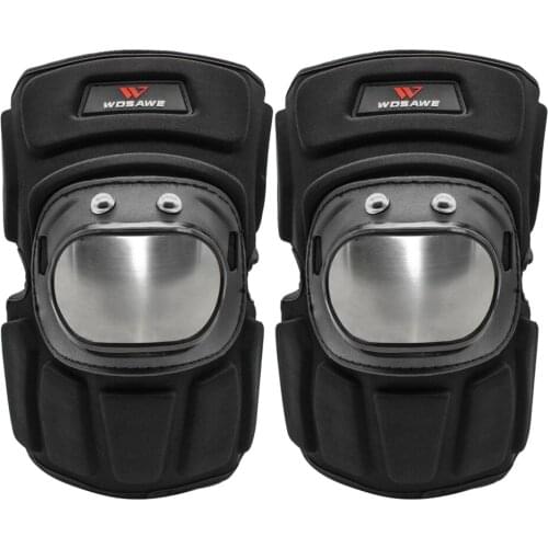 Stainless Steel Motocross Knee Guard Pads Breathable Adjustable Knee Cap Protector Shield