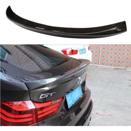 High Quality AC STYLE REAL CARBON FIBER REAR TAIL WING TRUNK LIP SPOILER FOR BMW 5 Series GT F07 2010-2019