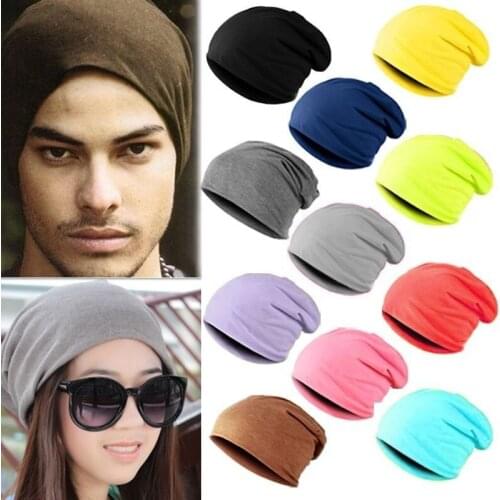 Women Men Knit Winter Autumn Warm Ski Crochet Slouch Hat Cap Beanie Oversize Hip-hop Hats cap men Unisex
