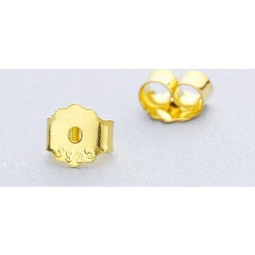 10pcs Earrings Back Metal Ear Nuts Stopper Plug Cap Jewelry Making DIY High Quality Post Nuts Earrings Handmade Accessories