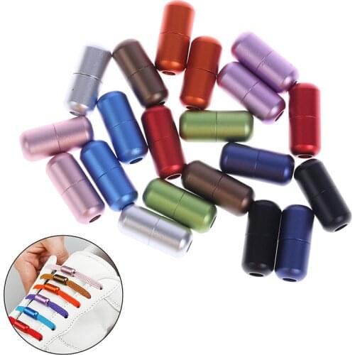 2Pcs Metal Shoelaces lock No Tie Shoelaces Metal Lace Lock DIY Sneaker Kits