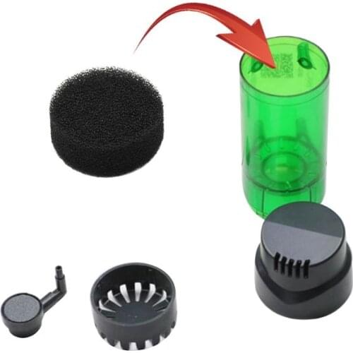 Aquarium Fluidized Fish Tank Moving Bed Filter Bubble Bio Media Filter With Air Stone and Sponge Filter Drop Ship