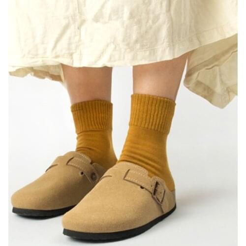 COSMAGIC 2021 New Buckle Cork Slipper Casual Women Solid Color Beach Outside Non-slip Closed Toe Slides