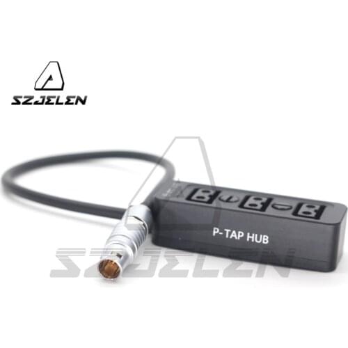 DJI Ronin 2 power 14.8V 6pin power out to 3-Port Dtap Female Ptap Splitter Metal shell DTAP distributor Red blue black